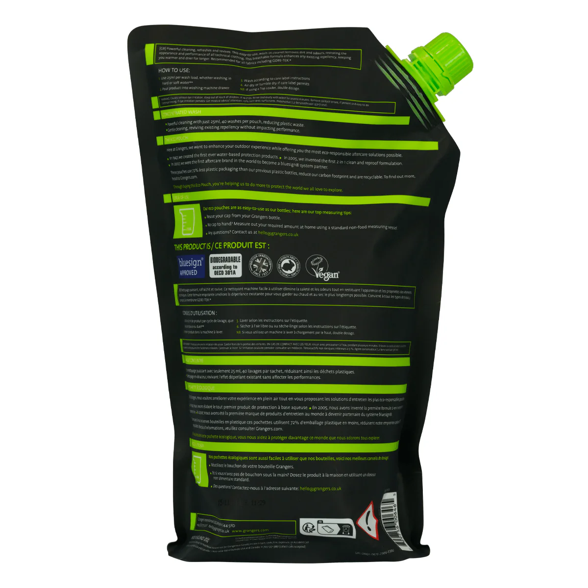 Grangers Performance Wash Refill 1000ml - Image 2