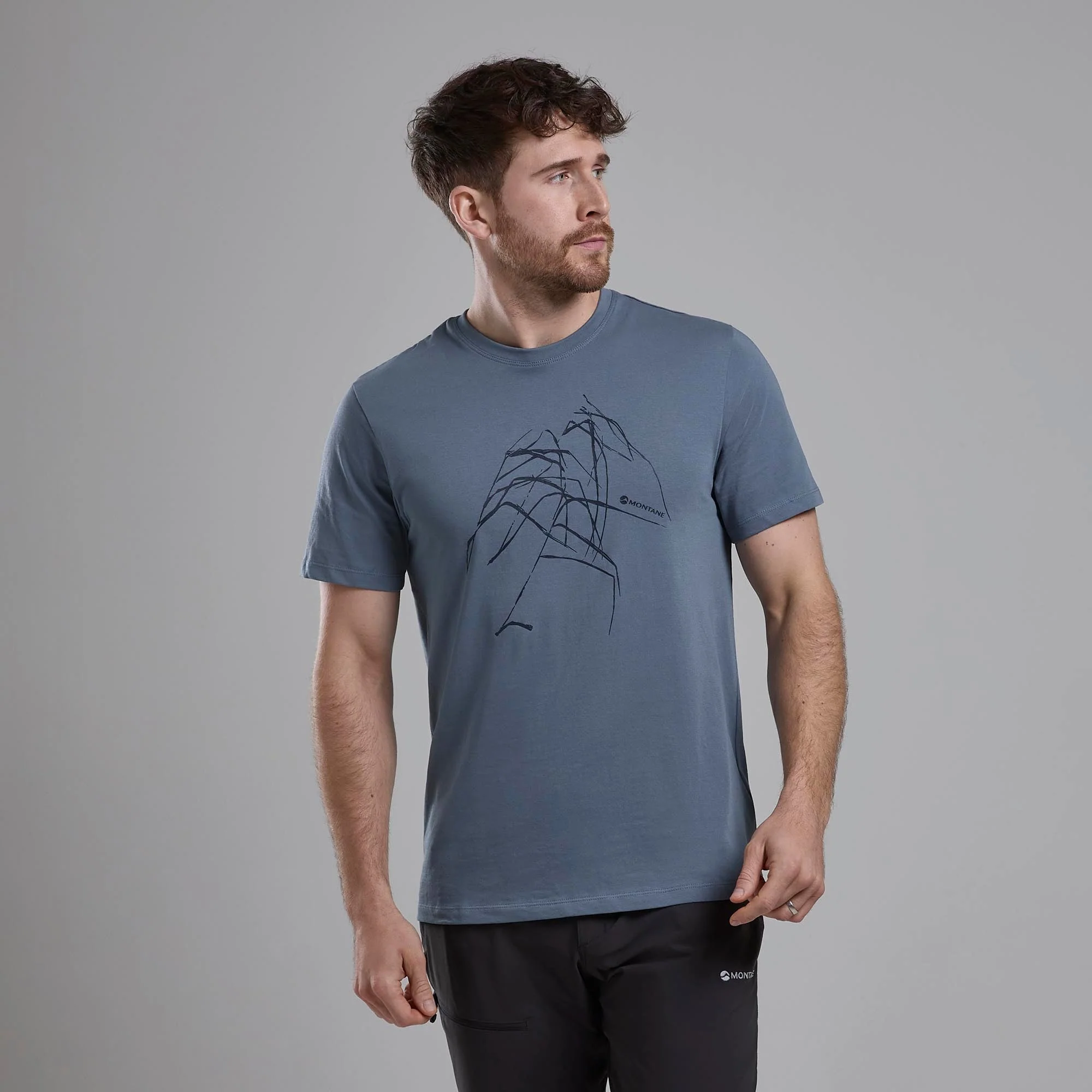 Montane Men's Abstract Mountain T-Shirt - Image 4