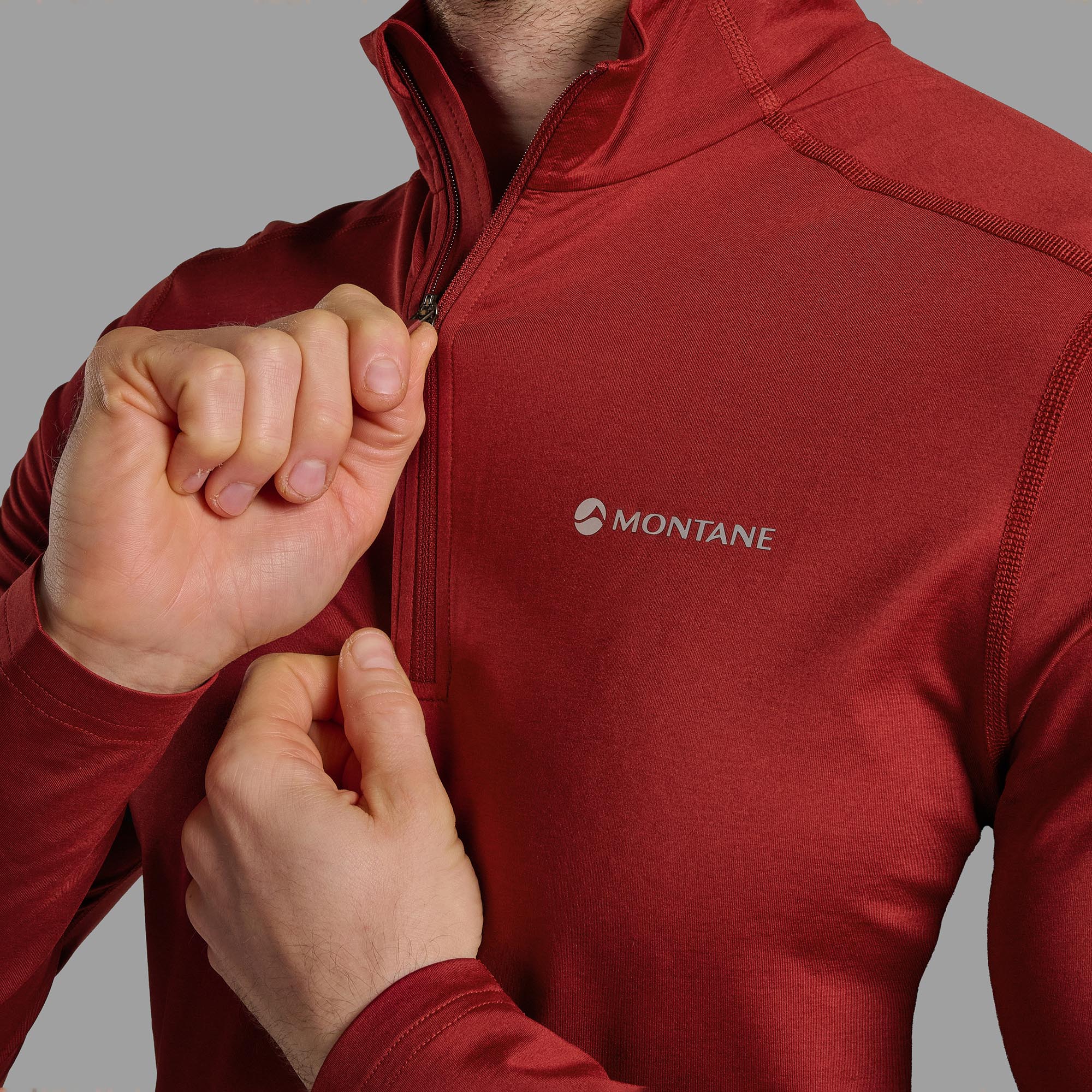 Montane Men's Dart XT Thermal Zip Neck Long Sleeved Top - Image 27